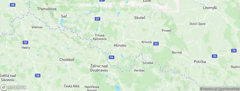 Hlinsko, Czechia Map