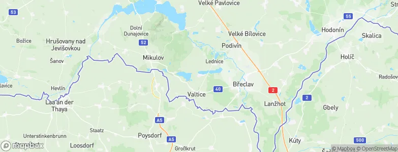 Hlohovec, Czechia Map