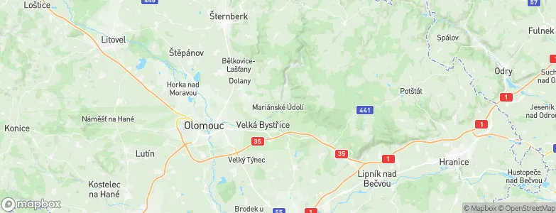 Hlubočky, Czechia Map