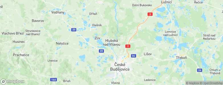Hluboká nad Vltavou, Czechia Map