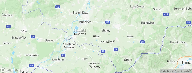 Hluk, Czechia Map