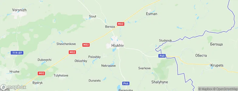 Hlukhiv, Ukraine Map