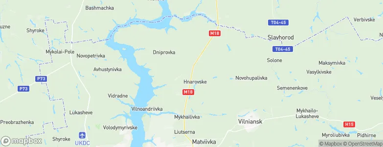 Hnarivs’ke, Ukraine Map