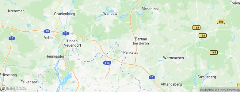 Hobrechtsfelde, Germany Map