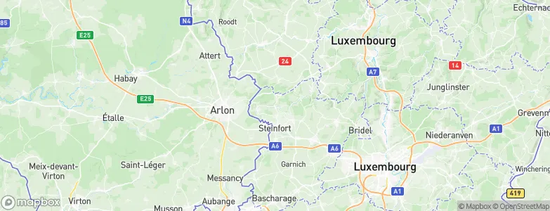 Hobscheid, Luxembourg Map
