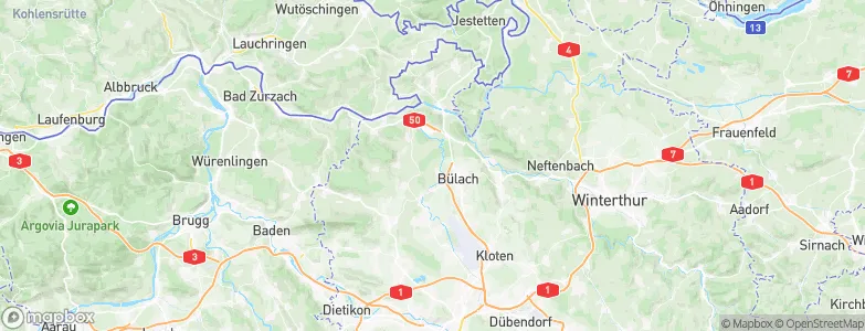 Hochfelden, Switzerland Map