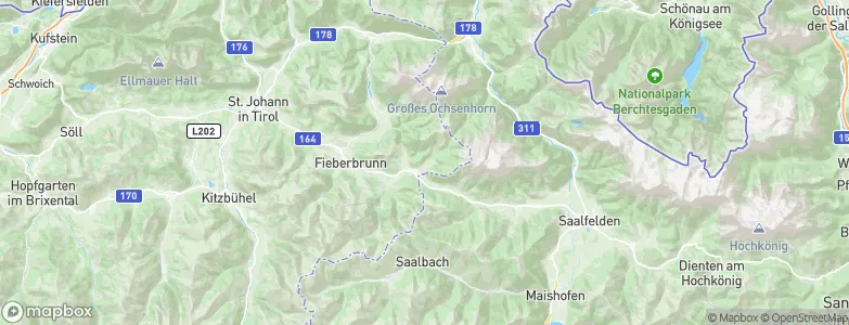 Hochfilzen, Austria Map