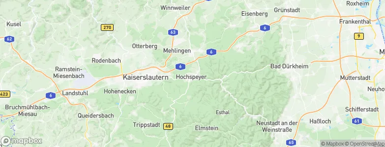 Hochspeyer, Germany Map