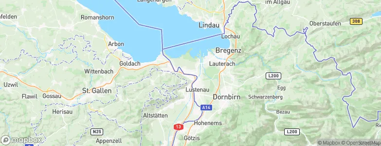 Höchst, Austria Map