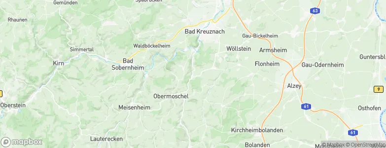 Hochstätten, Germany Map