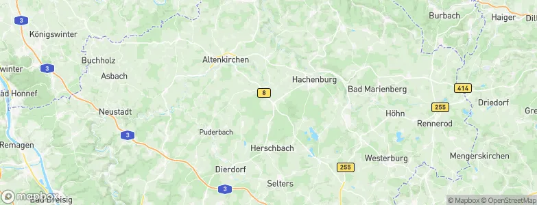 Höchstenbach, Germany Map