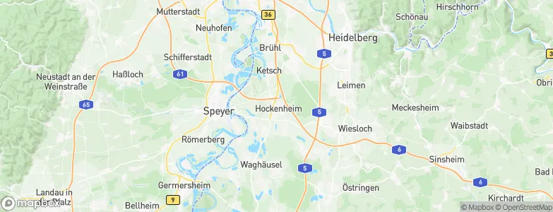 Hockenheim, Germany Map