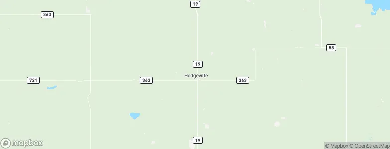 Hodgeville, Canada Map