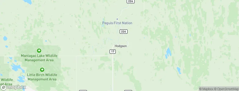 Hodgson, Canada Map
