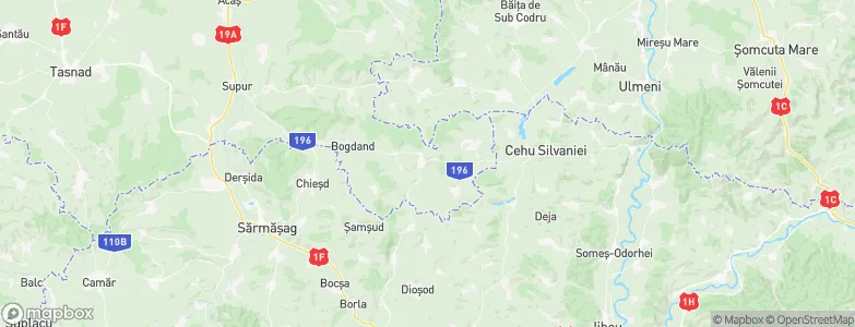 Hodod, Romania Map