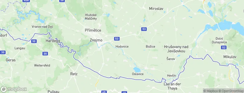 Hodonice, Czechia Map