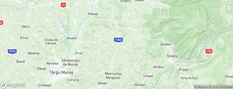 Hodoşa, Romania Map
