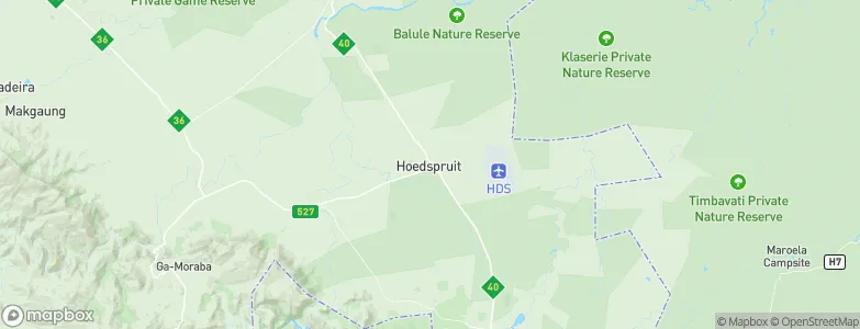 Hoedspruit, South Africa Map