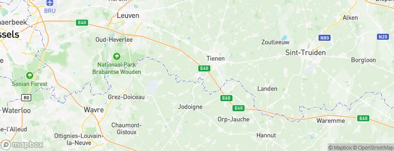 Hoegaarden, Belgium Map