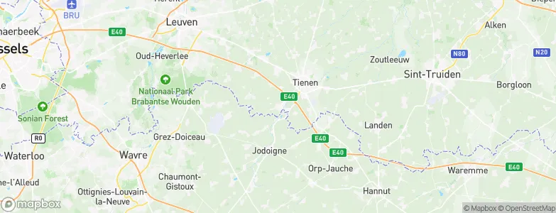 Hoegaarden, Belgium Map