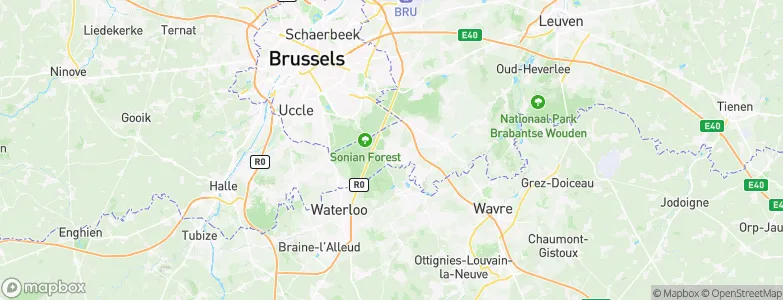 Hoeilaart, Belgium Map