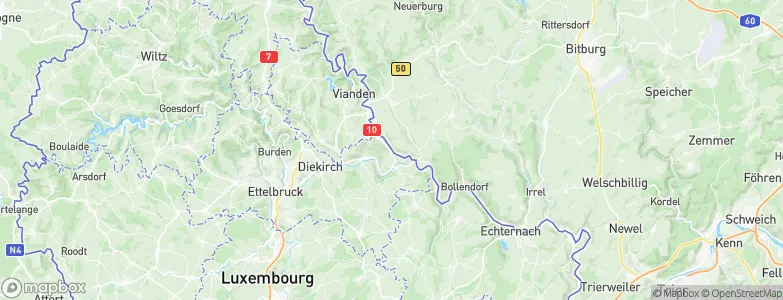 Hoesdorf, Luxembourg Map