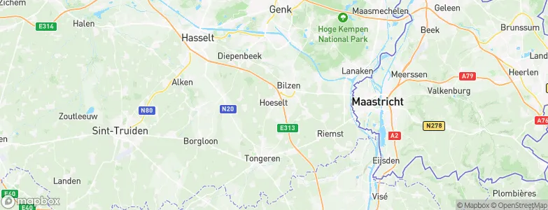 Hoeselt, Belgium Map