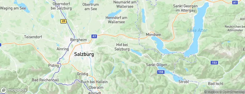 Hof bei Salzburg, Austria Map