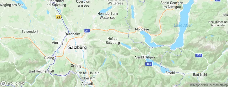Hof bei Salzburg, Austria Map