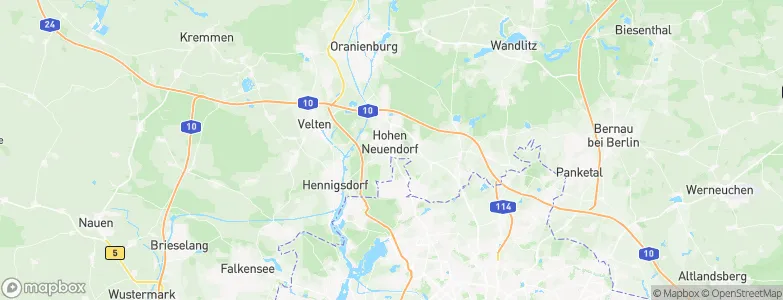 Hohen Neuendorf, Germany Map
