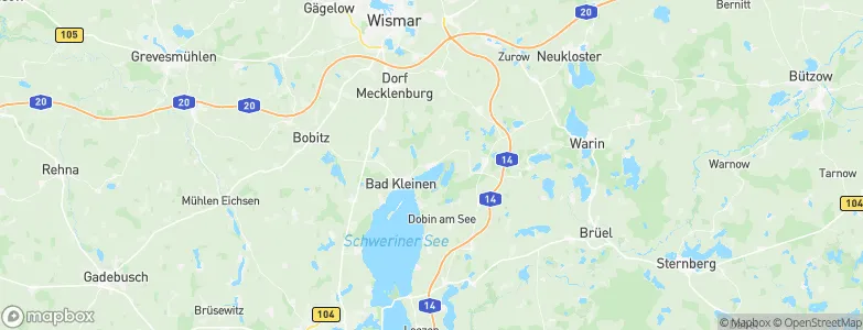 Hohen Viecheln, Germany Map