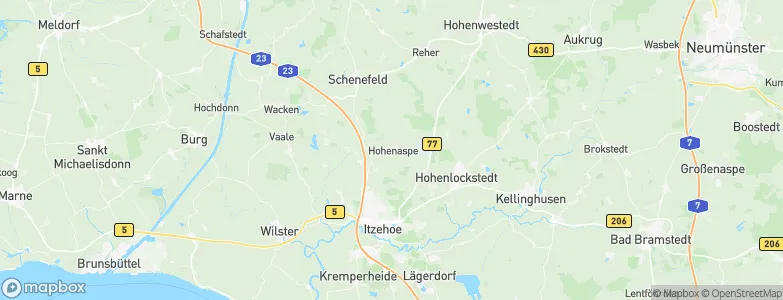 Hohenaspe, Germany Map