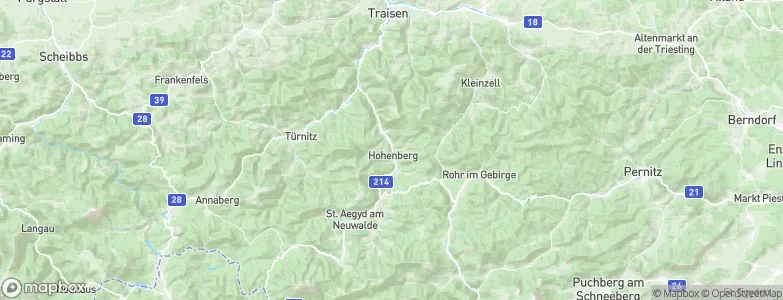 Hohenberg, Austria Map