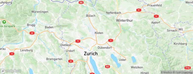 Hohenbühl/Bubenholz, Switzerland Map