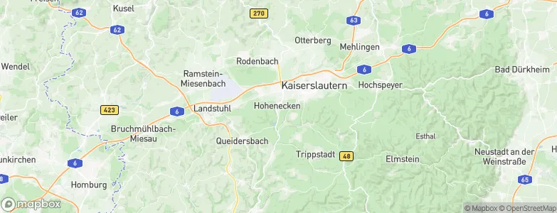 Hohenecken, Germany Map
