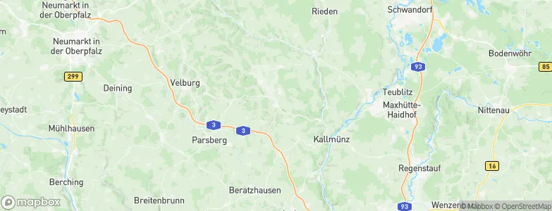 Hohenfels, Germany Map
