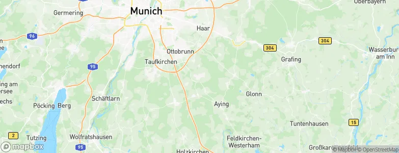 Höhenkirchen-Siegertsbrunn, Germany Map