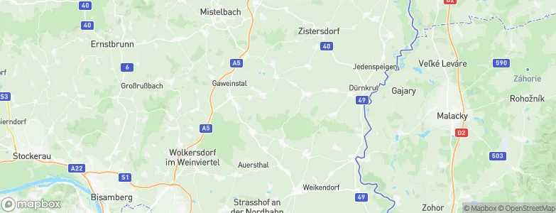 Hohenruppersdorf, Austria Map