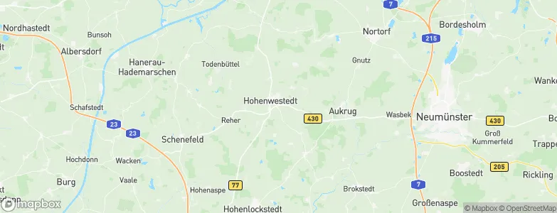 Hohenwestedt, Germany Map