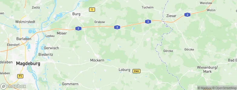 Hohenziatz, Germany Map