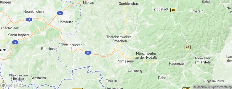 Höhfröschen, Germany Map