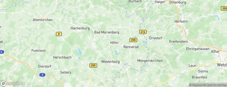Höhn, Germany Map