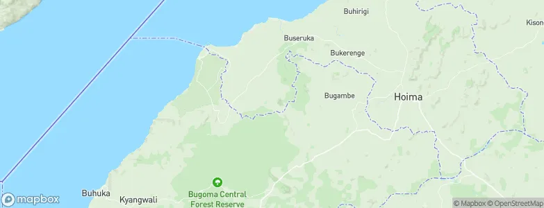 Hoima District, Uganda Map