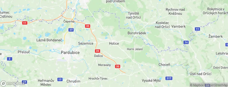 Holice, Czechia Map