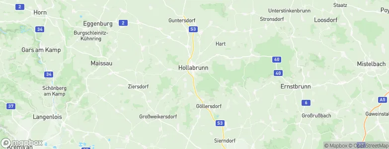 Hollabrunn, Austria Map