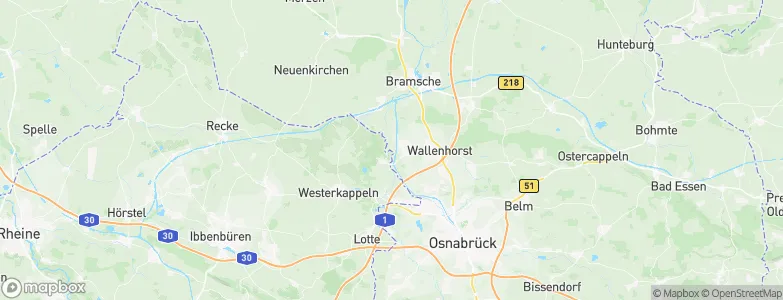 Hollage, Germany Map