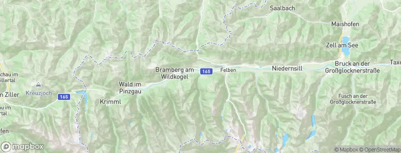 Hollersbach im Pinzgau, Austria Map