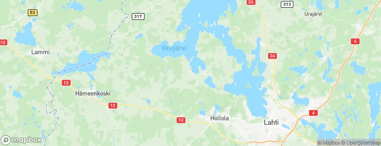 Hollola, Finland Map