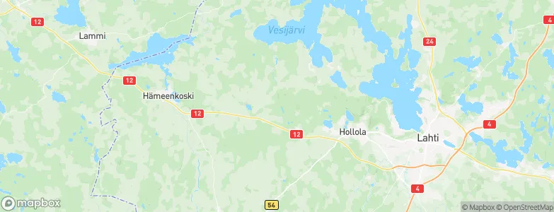 Hollola, Finland Map