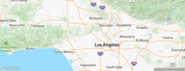 Hollywood, United States Map